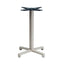 Base baja LABENZE CROSS para mesa en cruz de hierro fundido con columna cuadrada de acero