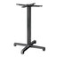 Base baja LABENZE CROSS para mesa en cruz de hierro fundido con columna cuadrada de acero