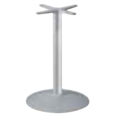 Base baja circular LABENZE D54/H73 para mesa con columna redonda de aluminio y acero galvanizado