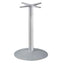 Base baja circular LABENZE D54/H73 para mesa con columna redonda de aluminio y acero galvanizado