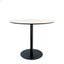 Base baja circular LABENZE D54/H73 para mesa con columna redonda de aluminio y acero galvanizado