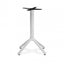 Base de 4 puntas LABENZE NEMO en aluminio con columna cuadrada de filos redondeados