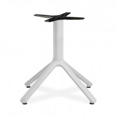 Base LABENZE NEMO para mesa de aluminio de cuatro puntas con columna cuadrada