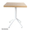 Base LABENZE NEMO para mesa de aluminio de cuatro puntas con columna cuadrada