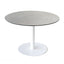 Base de acero pintado LABENZE R1 con columna cilíndrica y plato circular