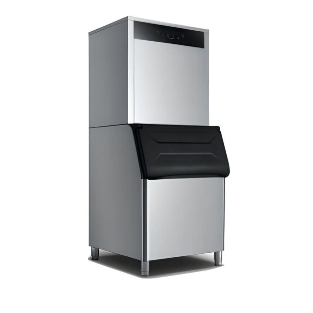Fabrica de Hielo Migsa HB-350F, 350 kilos, en acero inoxidable.