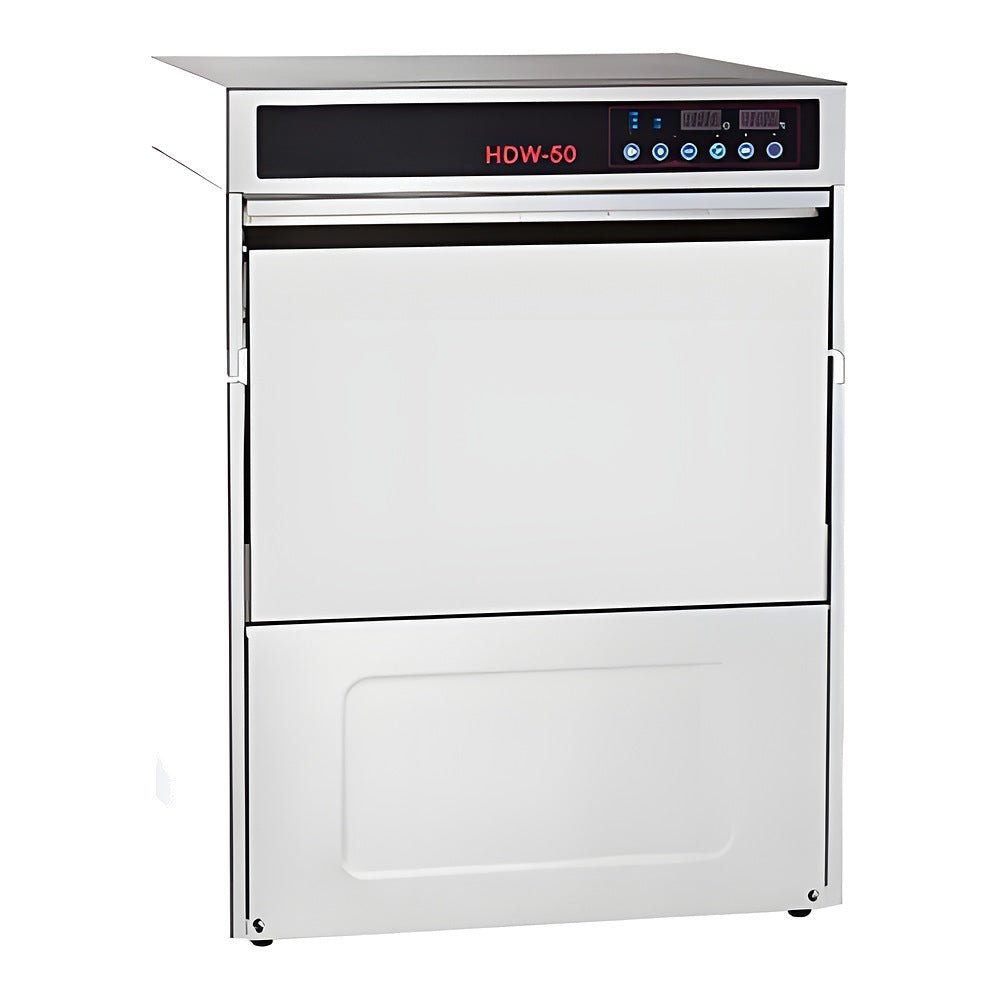 Lavavajillas Migsa HDW-50, 24 litros, en acero inoxidable.