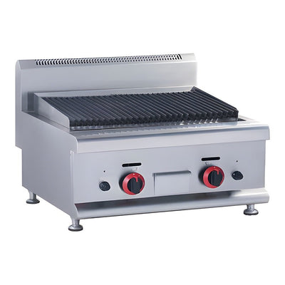 Asador Migsa HGL-607, asador grill modular frente 65 cm, en acero inoxidable.