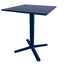 Mesa baja Labenze ARKET 160-08500 con cubierta cuadrada de acero y base de aluminio de cuatro puntas