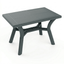 Mesa RESOL DALIA 115x72 de polipropileno reciclado con agujero para parasol en varios colores