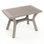 Mesa RESOL DALIA 115x72 de polipropileno reciclado con agujero para parasol en varios colores