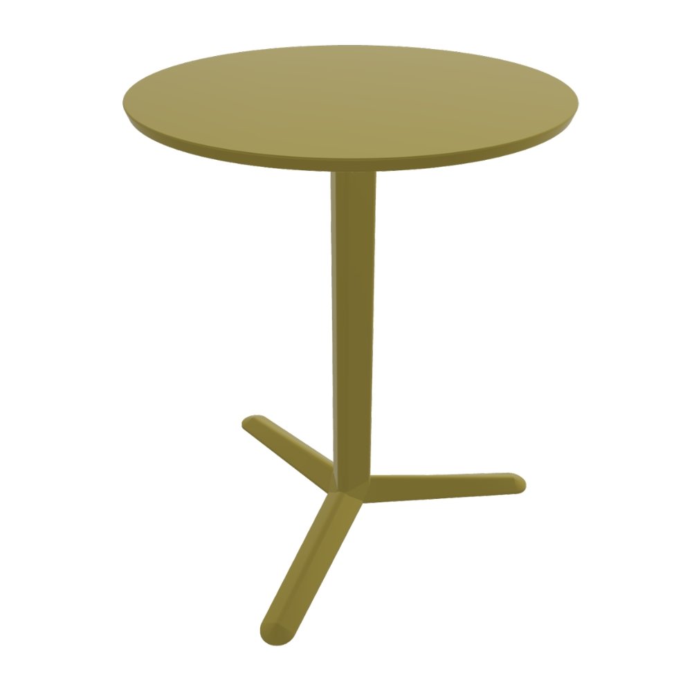 Mesa para negocios Labenze Arket 160-08600 con cubierta de acero y columna de aluminio de tres puntas