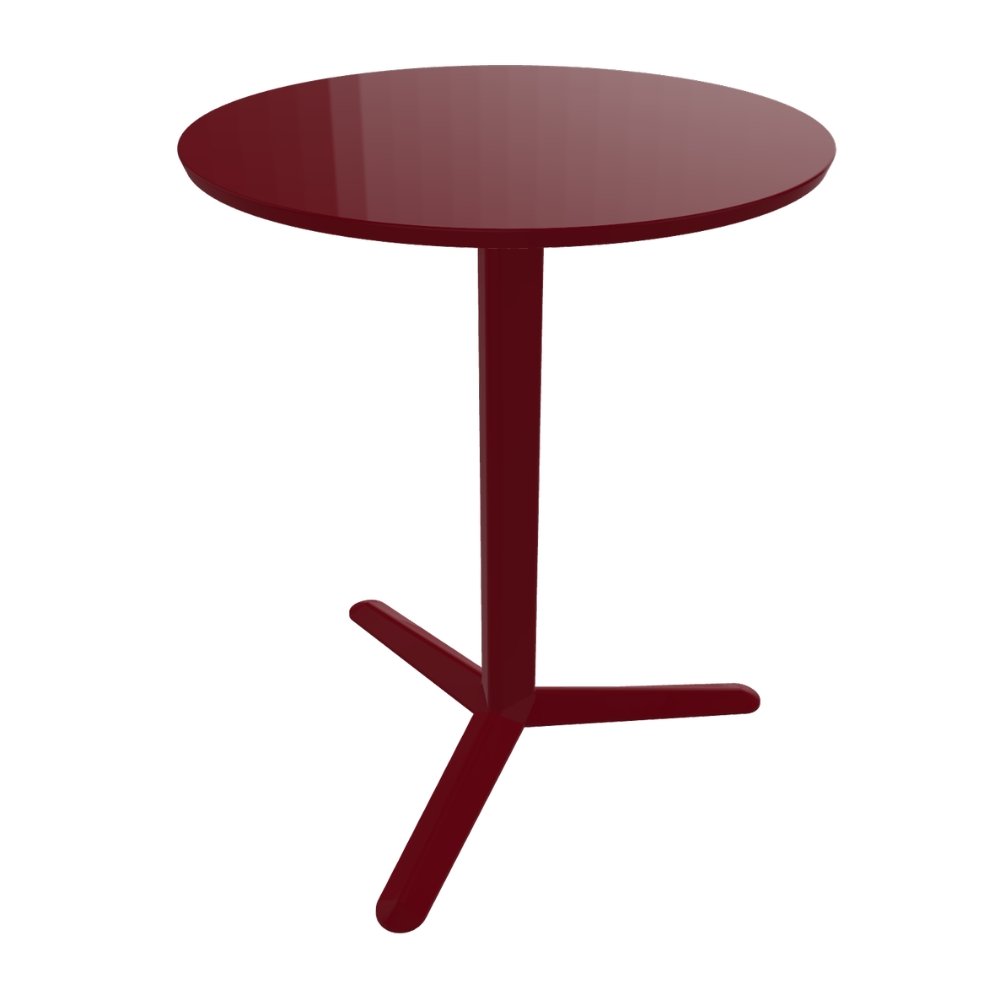 Mesa para negocios Labenze Arket 160-08600 con cubierta de acero y columna de aluminio de tres puntas