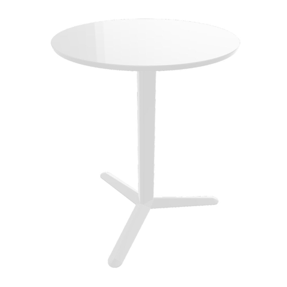 Mesa para negocios Labenze Arket 160-08600 con cubierta de acero y columna de aluminio de tres puntas