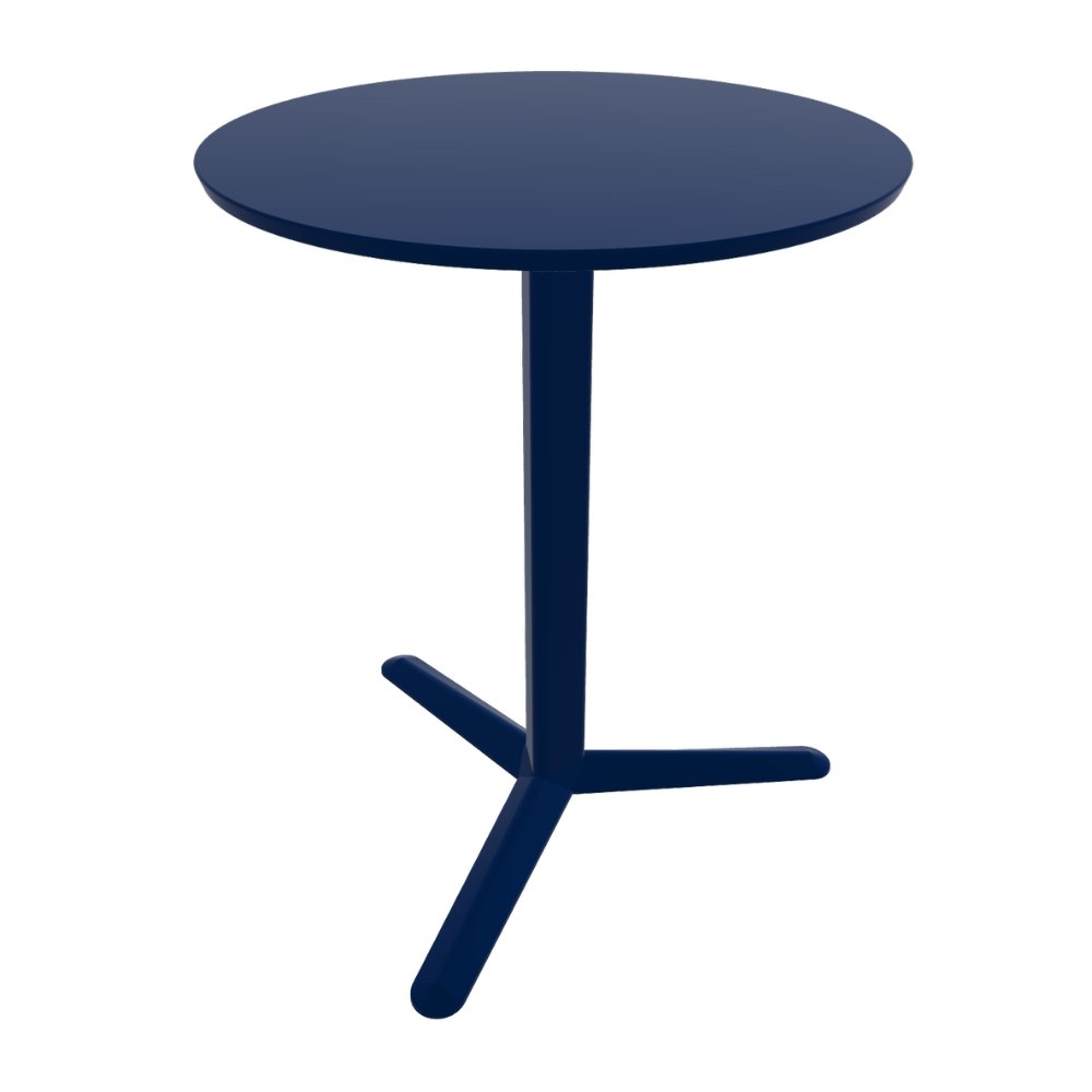 Mesa para negocios Labenze Arket 160-08600 con cubierta de acero y columna de aluminio de tres puntas