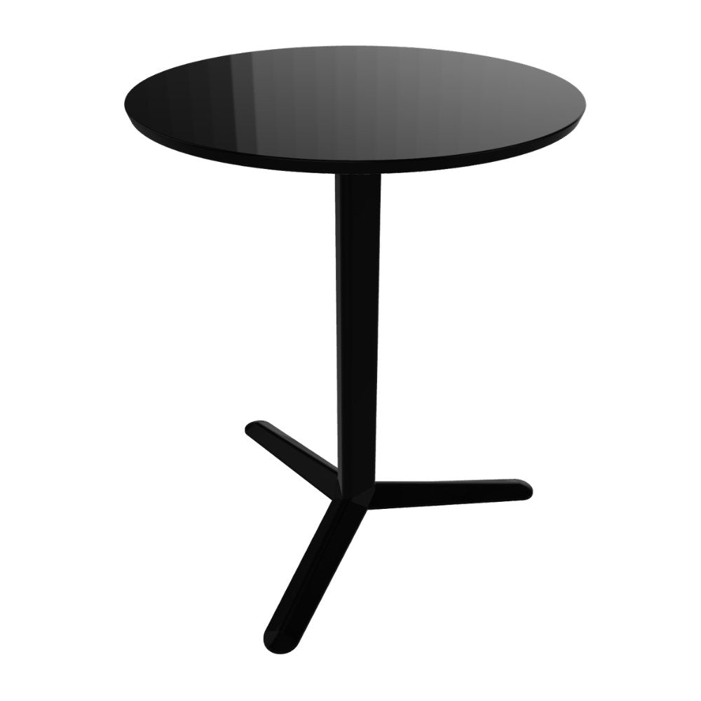 Mesa para negocios Labenze Arket 160-08600 con cubierta de acero y columna de aluminio de tres puntas
