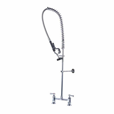 Manguera Prelavado Migsa BXF-A10, lavado de trastes platos, en acero inoxidable.