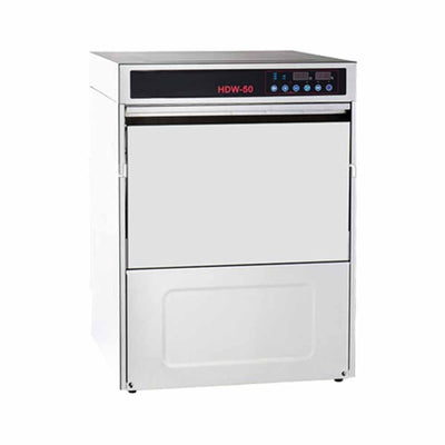 Lavavajillas Migsa HDW-50, 24 litros, en acero inoxidable.