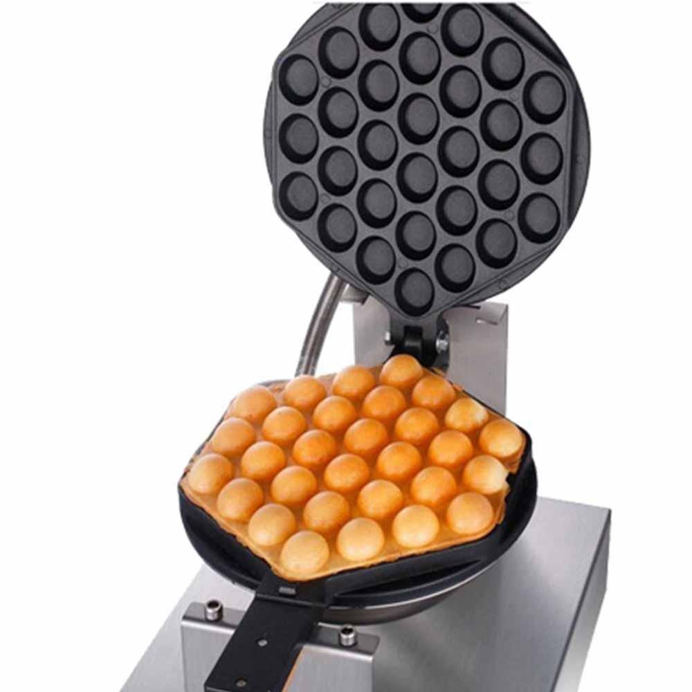 Migsa Hk-Q1 Wafflera De Burbuja Eléctrica Acero Inoxidable Termostato 120 V.