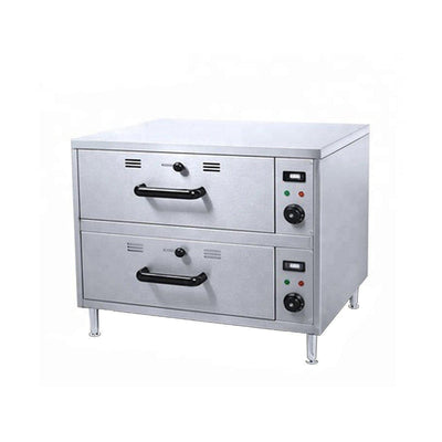 Migsa HW-82, calentador de alimentos, en acero inoxidable.
