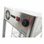 Exhibidor Migsa RTR-108L, exhibidor calentador de pizza, en acero inoxidable.