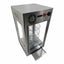 Exhibidor Migsa RTR-108L, exhibidor calentador de pizza, en acero inoxidable.