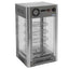 Exhibidor Migsa RTR-108L, exhibidor calentador de pizza, en acero inoxidable.