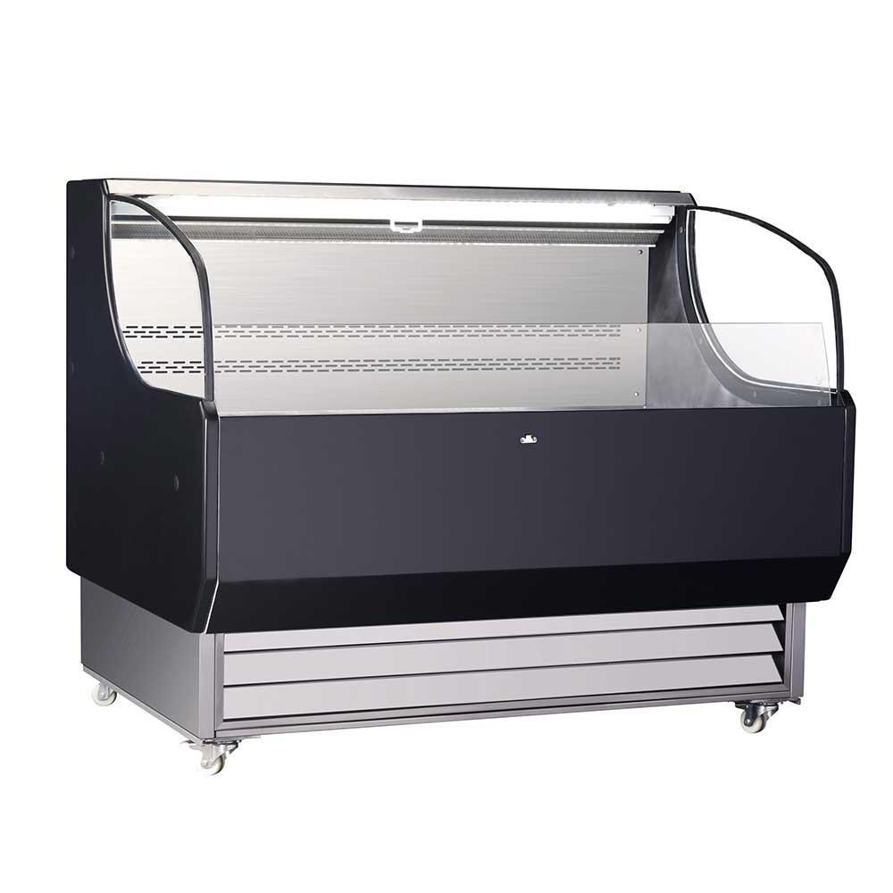 Vitrina Migsa RTS-370L, 131.3 cm, en acero inoxidable.