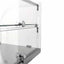 Migsa Rtz-50L Vitrina Exhibidora Neutra Cristal Recto. 55.4 cm. 50 Lts / 1.76 pies., 2 puertas, en acero inoxidable.