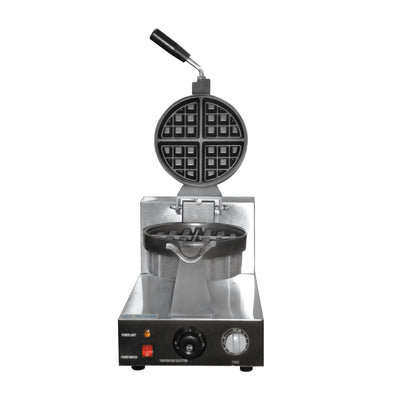 Migsa Uwbx-1 Wafflera Belga Giratoria Eléctrica Acero Inoxidable 120 V, eléctrico.