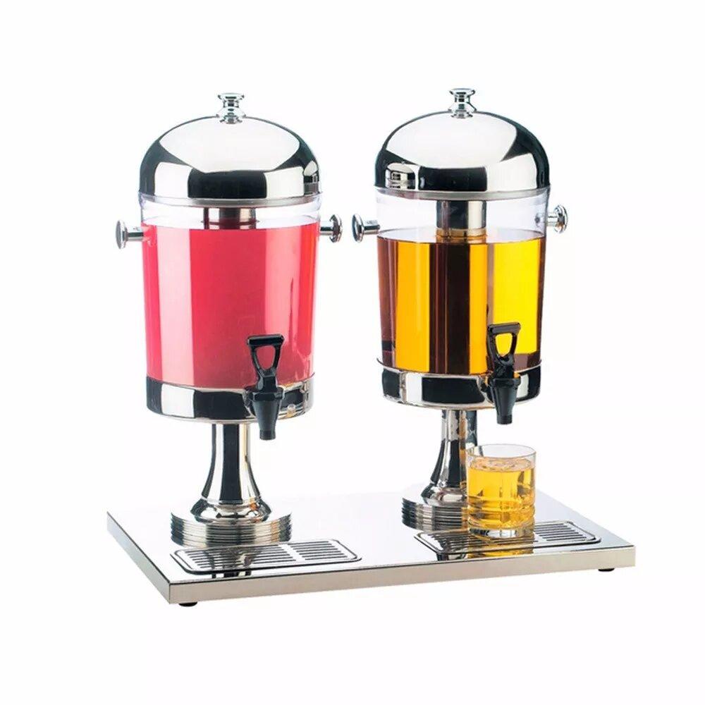 Despachador de Jugos Migsa ZCF302B, acero inoxidable y acrílico.