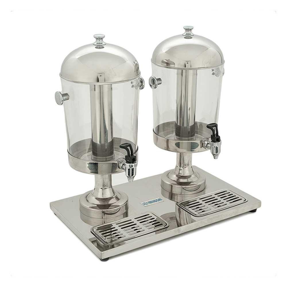 Despachador de Jugos Migsa ZCF302B, acero inoxidable y acrílico.