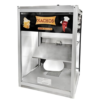 Migsa NW-30 Exhibidor Caliente para Nachos, 4 kg, en acero inoxidable.