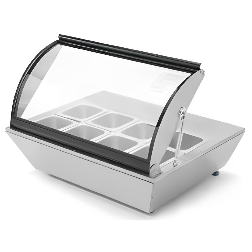 Base Migsa RTR-67L, en acero inoxidable.