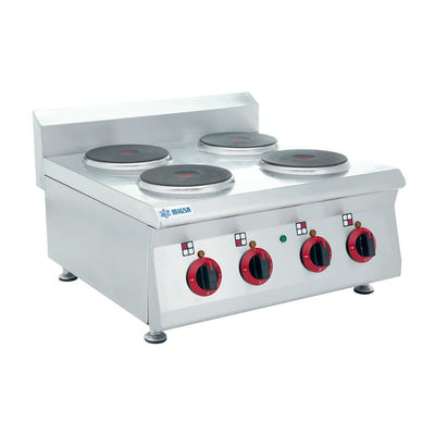 Parrilla Migsa BN600-E603, en acero inoxidable.