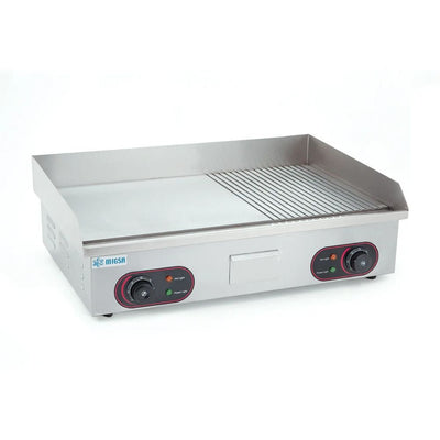 Plancha Migsa BN-822B, plancha frente 74 cm, en acero inoxidable.