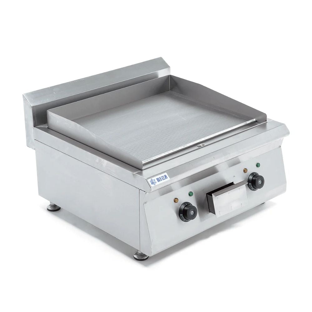 Plancha Migsa BN600-E602, plancha frente 60 cm, en acero inoxidable.