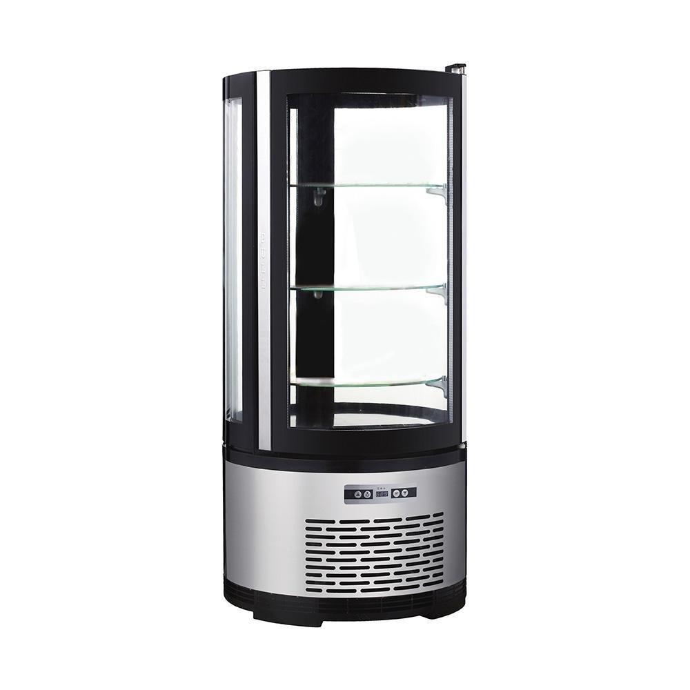 Refrigerador Migsa ARC-100R, 3.5 pies cúbicos, en acero inoxidable.