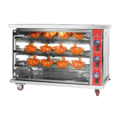 Rostizador Migsa WE31, rostizador de pollos, en acero inoxidable.