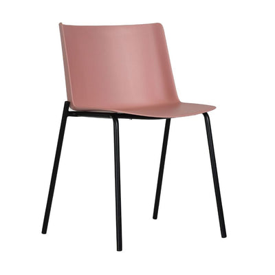 Silla Kingstrong Colombo 821 con asiento de polipropileno y base metálica de cuatro puntas