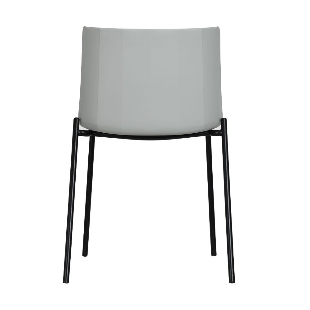 Silla Kingstrong Colombo 821 con asiento de polipropileno y base metálica de cuatro puntas