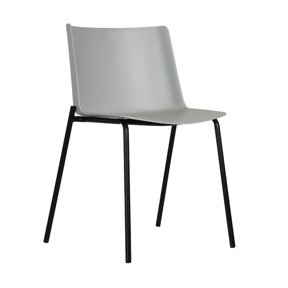 Silla Kingstrong Colombo 821 con asiento de polipropileno y base metálica de cuatro puntas