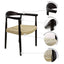 SILLA KINGSTRONG GUIZA MOB-313A SILL0903559 | Silla Ocasional Decorativa Descanso Modernidad | Base 4 Puntas Estilo Escandinavo | Asiento Trenzado | Madera | Interior
