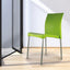 SILLA KINGSTRONG VIVANTI PLASTICO SILL0020357 | Silla Estilizada Áreas de Espera Cafetería | Base 4 Puntas | Terminado Anodizado | Polipropileno | Interior + Exterior