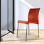 SILLA KINGSTRONG VIVANTI PLASTICO SILL0020357 | Silla Estilizada Áreas de Espera Cafetería | Base 4 Puntas | Terminado Anodizado | Polipropileno | Interior + Exterior