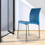 SILLA KINGSTRONG VIVANTI PLASTICO SILL0020357 | Silla Estilizada Áreas de Espera Cafetería | Base 4 Puntas | Terminado Anodizado | Polipropileno | Interior + Exterior