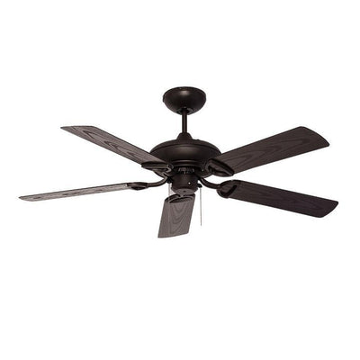 Ventilador decorativo de techo Masterfan Habana 52 de 5 aspas de ABS para exterior en blanco o chocolate