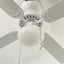 Ventilador decorativo de techo Masterfan Condesa 42 de 4 aspas de MDF blancas con estructura blanca