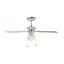 Ventilador decorativo de techo Masterfan Condesa 42 de 4 aspas de MDF blancas con estructura blanca