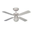 Ventilador decorativo de techo Masterfan Condesa 42 de 4 aspas de MDF blancas con estructura blanca